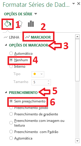 remover as bolas amarelas do gráfico waterfall