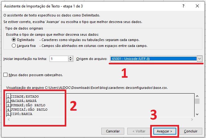 Como corrigir acentos desconfigurados no Excel
